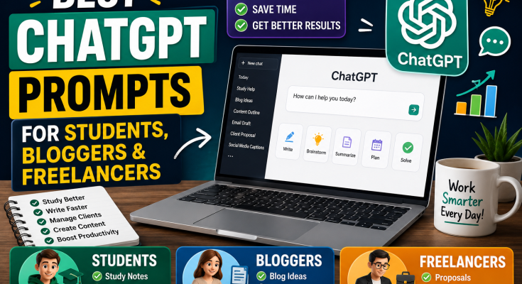Best ChatGPT Prompts for Students, Bloggers, and Freelancers